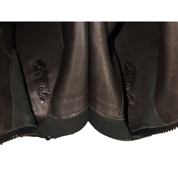 Marsell Piattaforma Boots Size 38 US 8 Womens Black Leather AS-IS $1525 - Picture 10 of 11